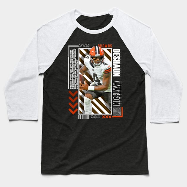 Deshaun Watson Paper Poster Version 10 Baseball T-Shirt by art.Hamdan